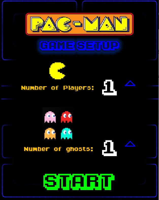 Pacman Game UI